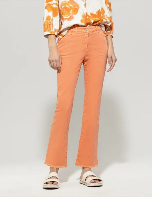 Luisa Cerano 5-pocket broek oranje