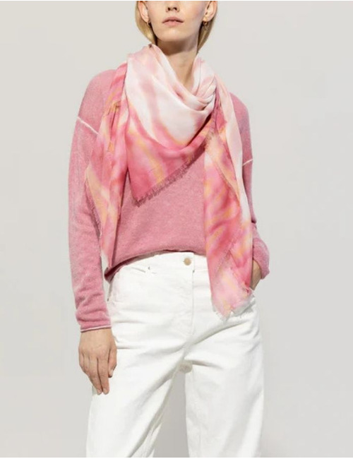 Luisa Cerano sjaal roze