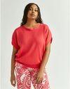Xandres korte mouw pull rood