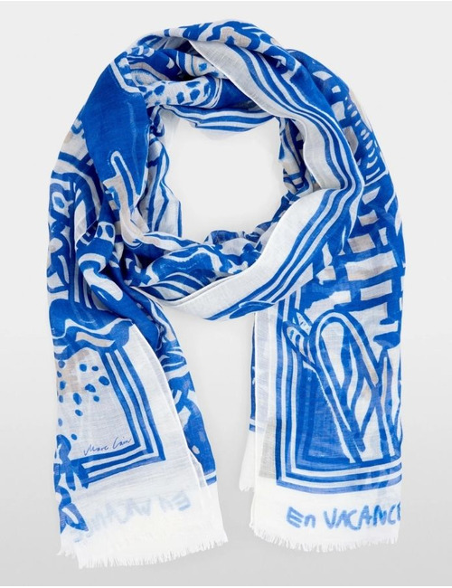 Marccain sjaals blauw