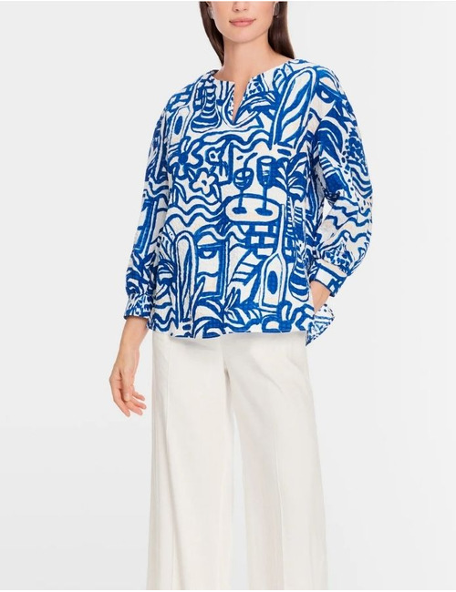 Marccain 3/4 mouw bloes wit