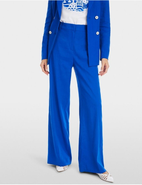Marccain geklede broek kobaltblauw