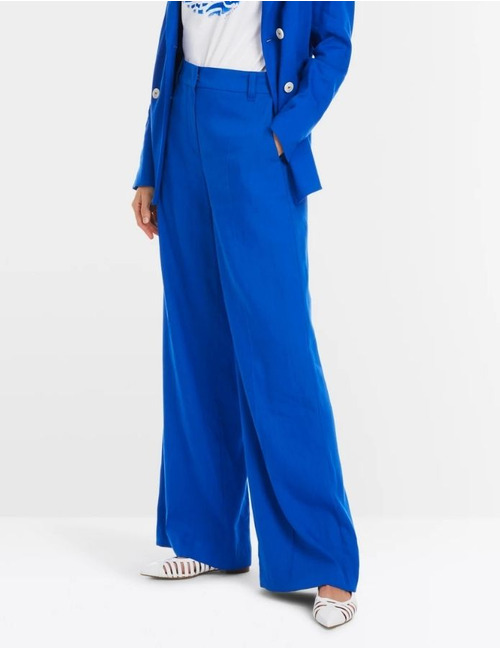 Marccain geklede broek kobaltblauw