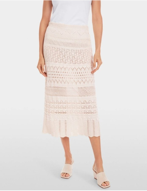 Marccain midi rok ecru
