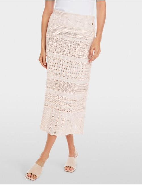 Marccain midi rok ecru