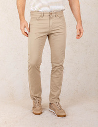 Slim-Fit Delaware Gabardine Broek 
