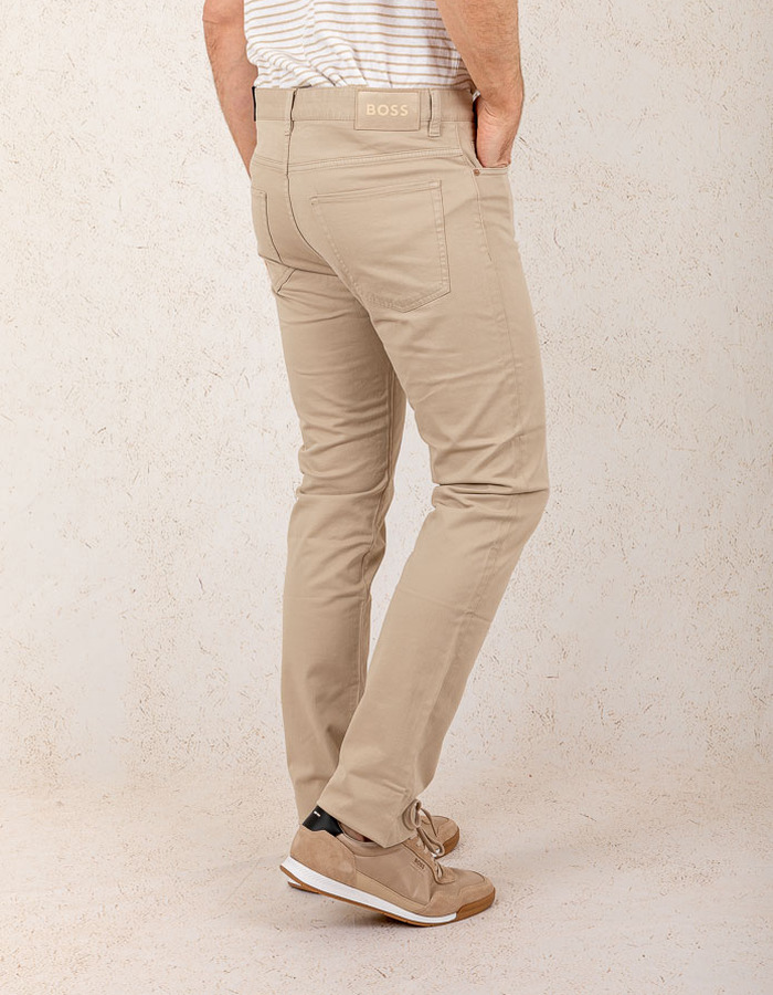 Slim-Fit Delaware Gabardine Broek 