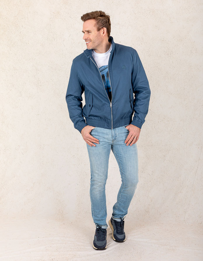 Regular-Fit Stretch Twill Jas