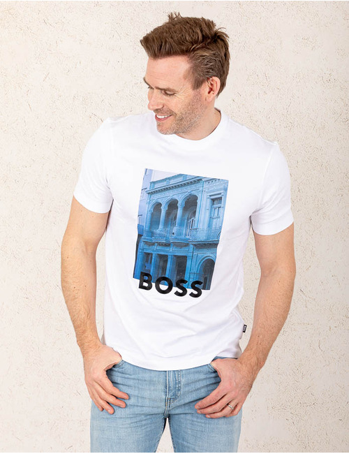 Regular-Fit T-shirt van Katoen