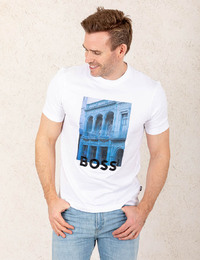 Regular-Fit T-shirt van Katoen