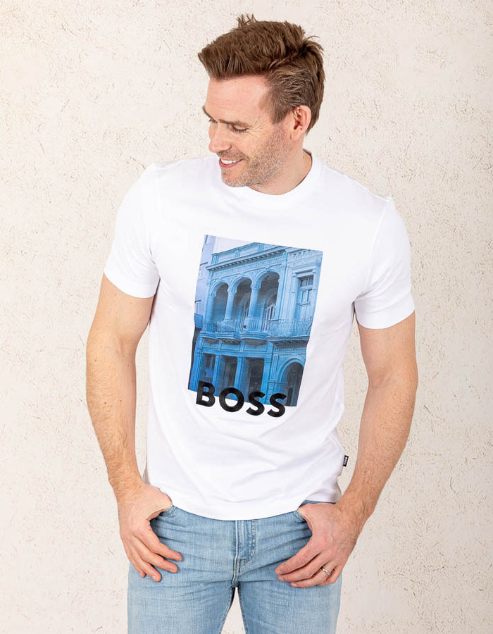 Regular-Fit T-shirt van Katoen