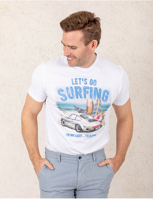 T-shirt Let's go Surfing