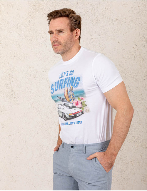 T-shirt Let's go Surfing