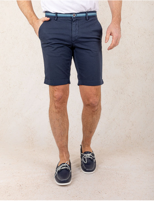 Modern Fit Torino Bermuda – Donkerblauw  