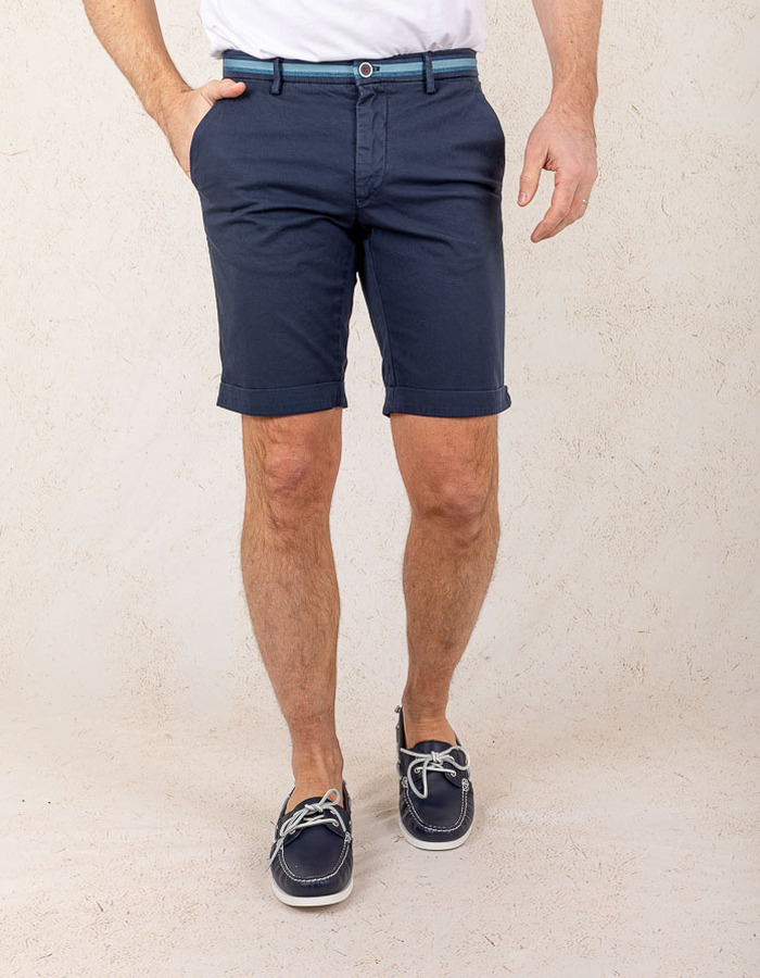 Modern Fit Torino Bermuda – Donkerblauw  