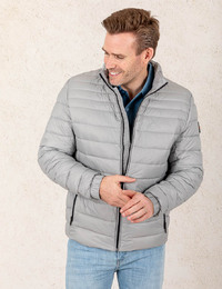 Slim-Fit Packable Gewatteerde Jas – Lichtgewicht en Waterafstotend