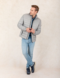 Slim-Fit Packable Gewatteerde Jas – Lichtgewicht en Waterafstotend