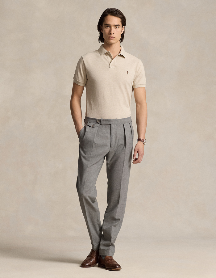 Custom Slim Iconisch Mesh Polo