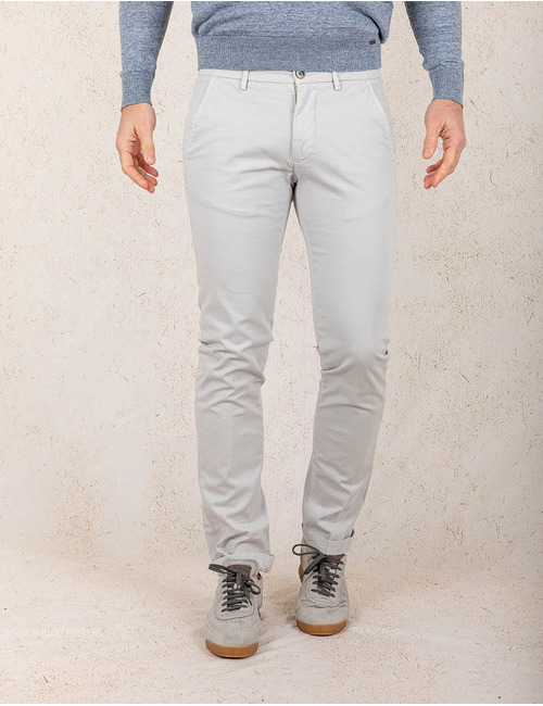 Modern Fit P. Torinostyle Broek – Lichtgrijs 