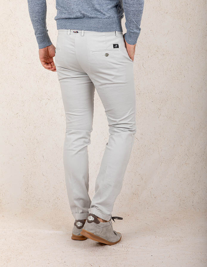 Modern Fit P. Torinostyle Broek – Lichtgrijs 