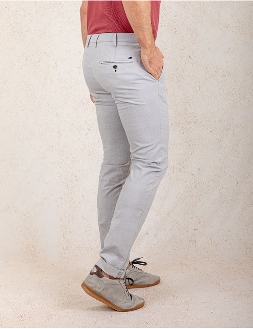 Mason's slim fit broek grijs