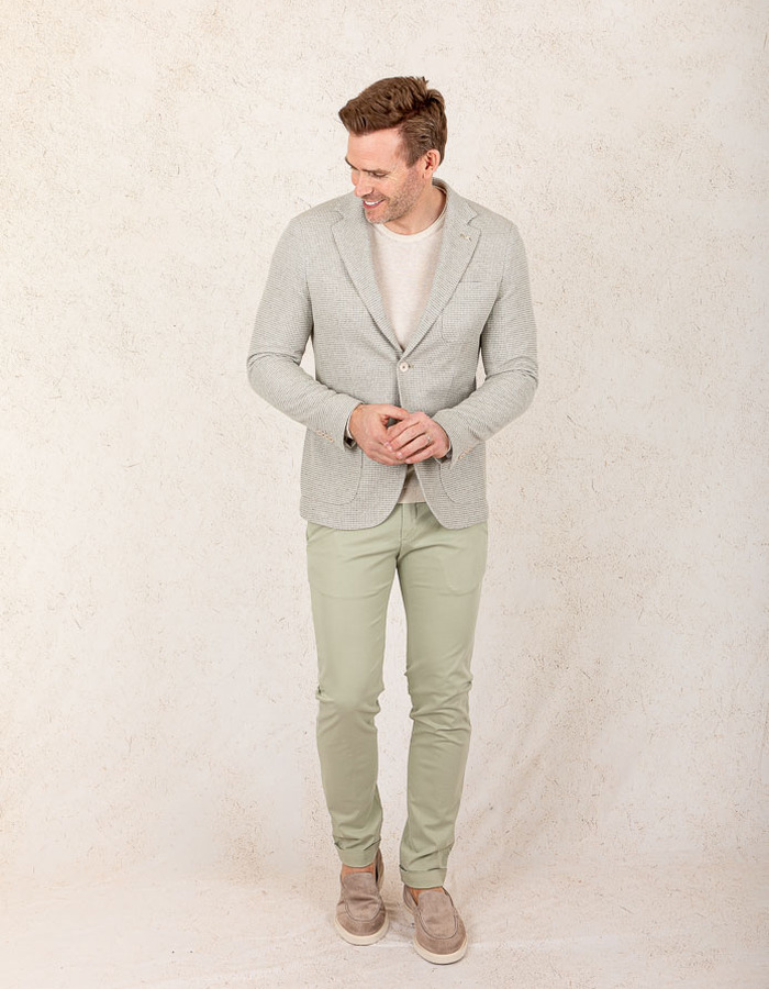 At.p.co slim fit blazer groen