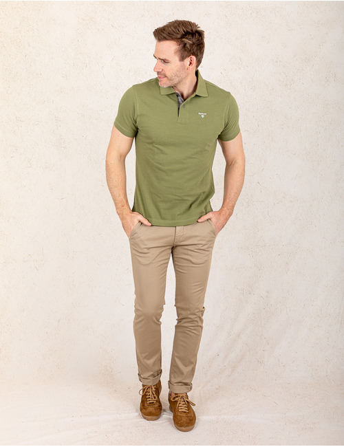Standard Fit groene polo  