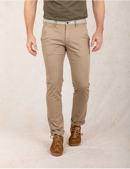 Modern Fit P. Torinostyle Broek – Beige  