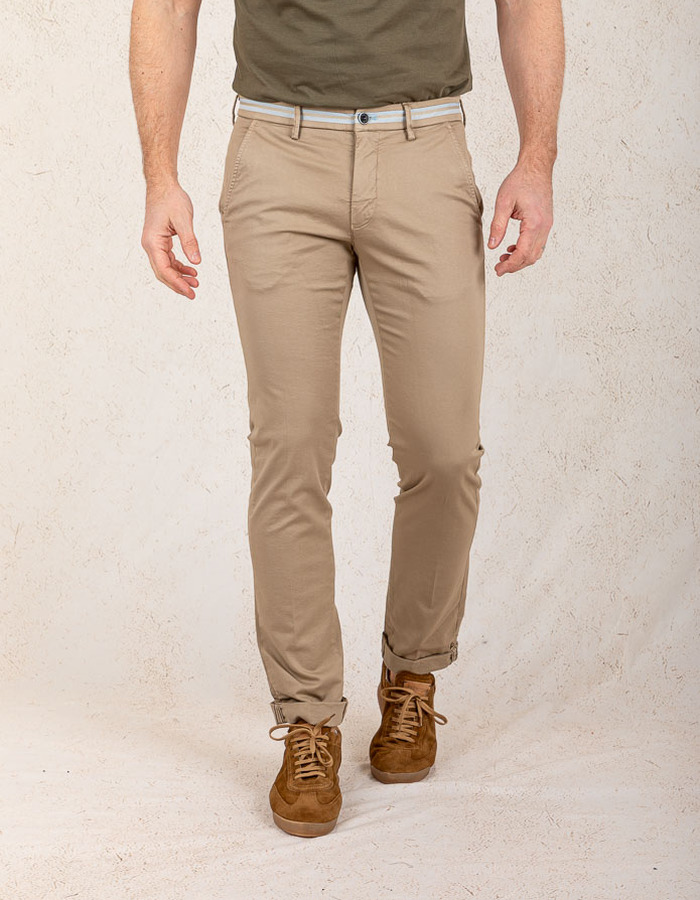 Modern Fit P. Torinostyle Broek – Beige  