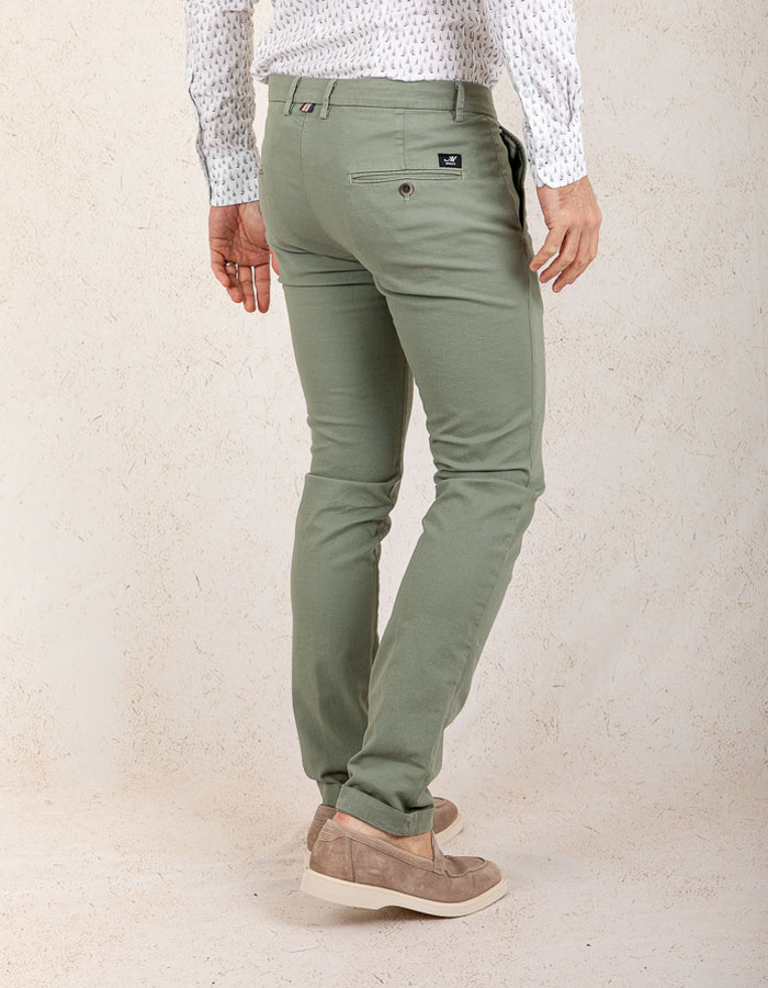 Mason's slim fit broek groen