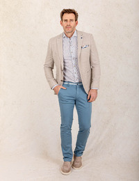Modern Fit Blazer – Beige  
