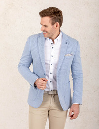 R2 modern fit blazer blauw