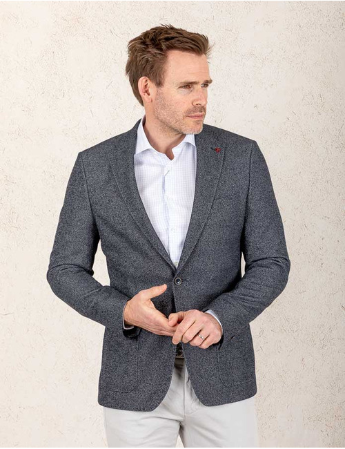 Slim Fit Blazer – Blauw