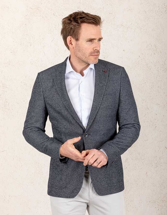 Slim Fit Blazer – Blauw