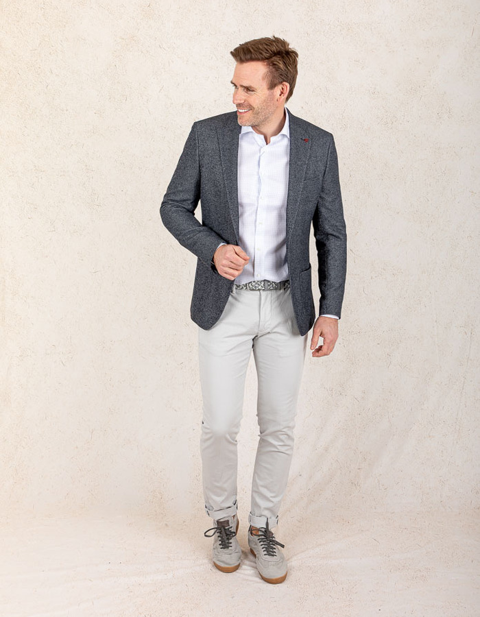 Slim Fit Blazer – Blauw