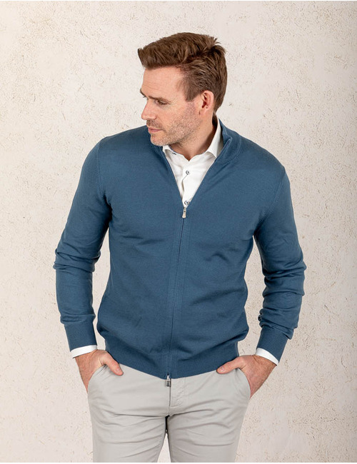 Gran Sasso cardigan blauw