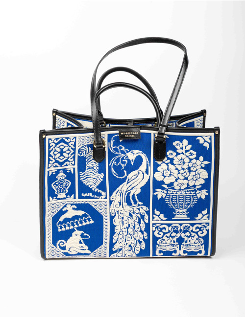 Handtas blauw