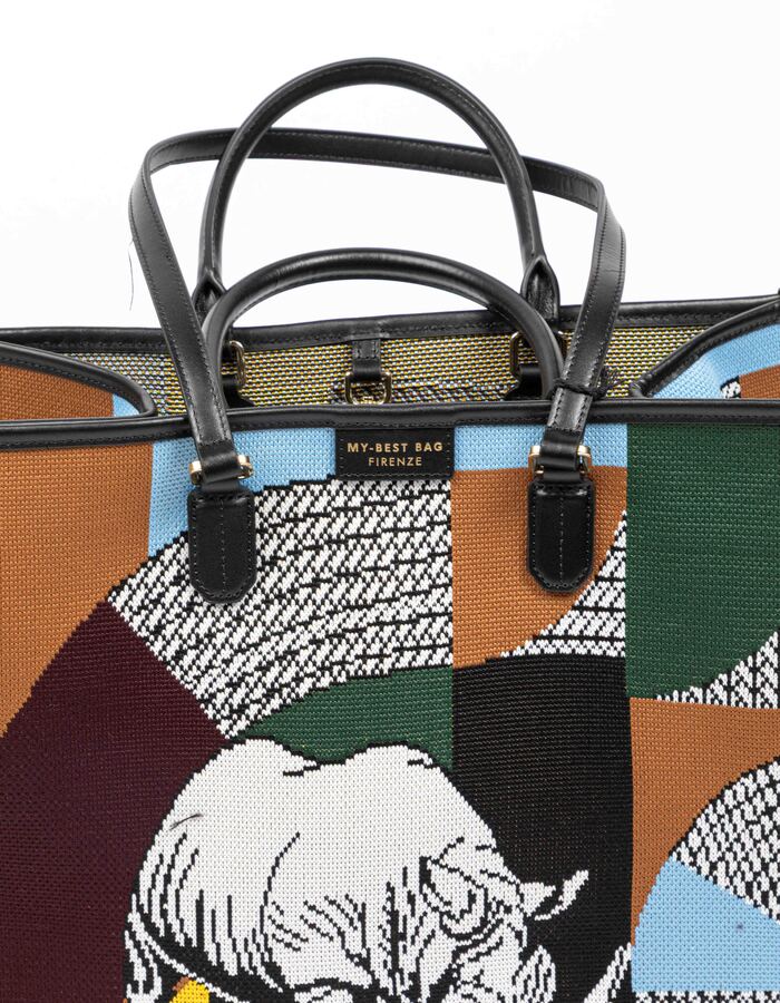 Handtas multicolor