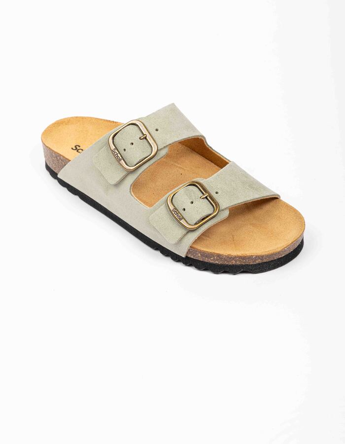 Scholl birkenstock groen
