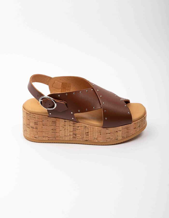 Via Vai sandaal cognac