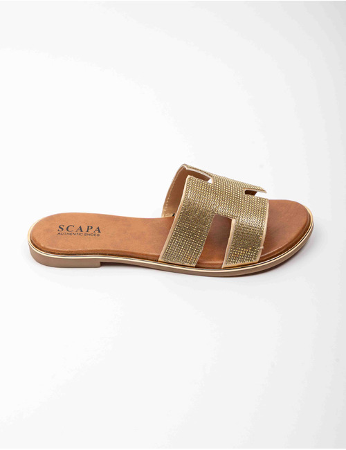 Scapa Dames flipflops goud