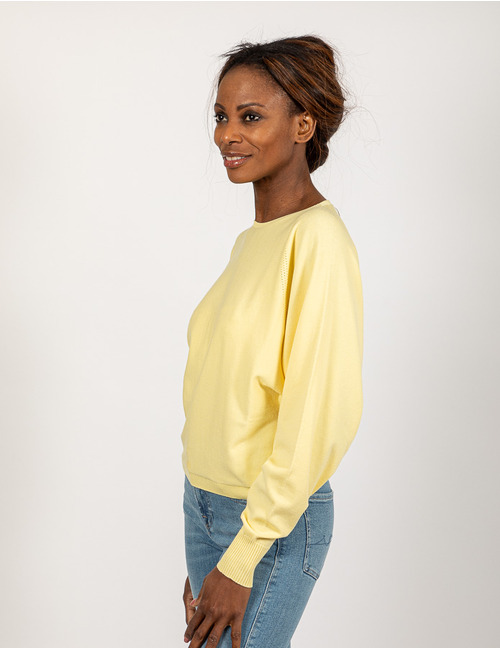 Twinset lange mouw pull geel