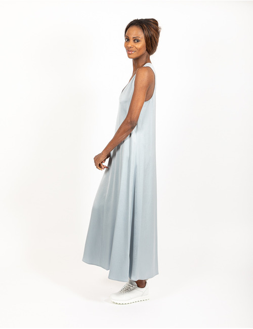 Drykorn lang kleed blauw