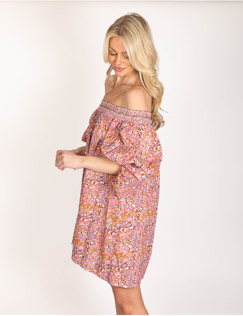 Vanessa Bruno kort kleed multicolor