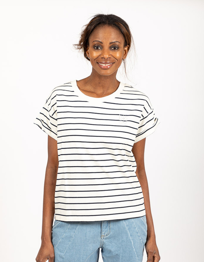 Nukus t-shirt korte mouw ecru