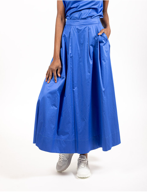 Lalotti lange rok blauw