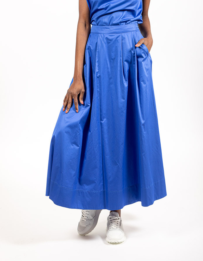 Lalotti lange rok blauw