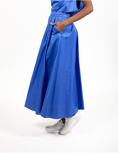 Lalotti lange rok blauw