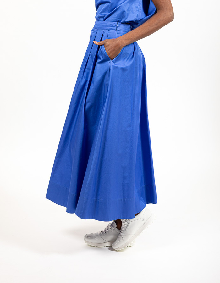 Lalotti lange rok blauw