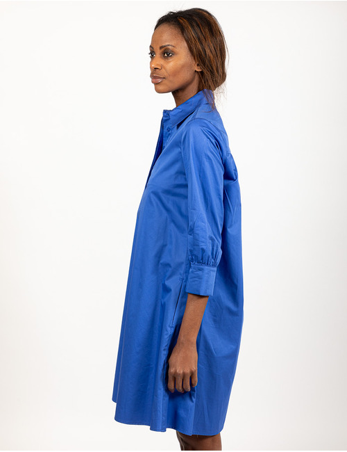 Lalotti kort kleed blauw